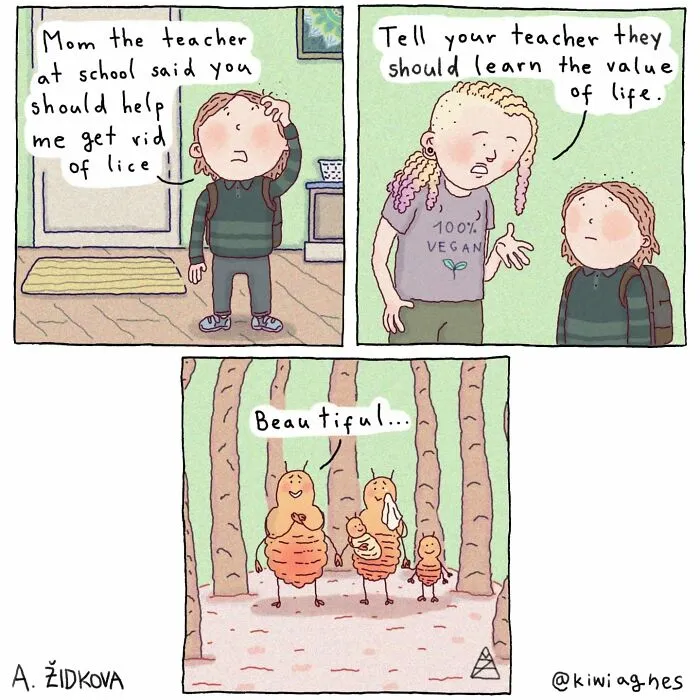 This Artist Creates Funny And Sometimes Slightly Dark Comics, And Here Are Her 20 New Works