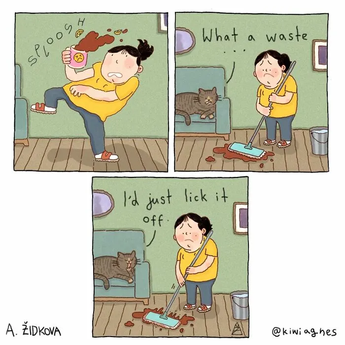 This Artist Creates Funny And Sometimes Slightly Dark Comics, And Here Are Her 20 New Works