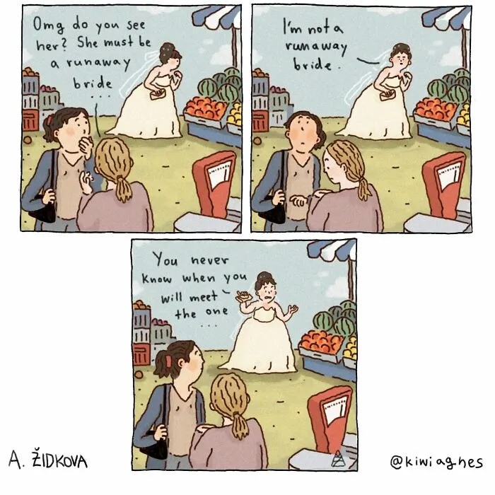 This Artist Creates Funny And Sometimes Slightly Dark Comics, And Here Are Her 20 New Works