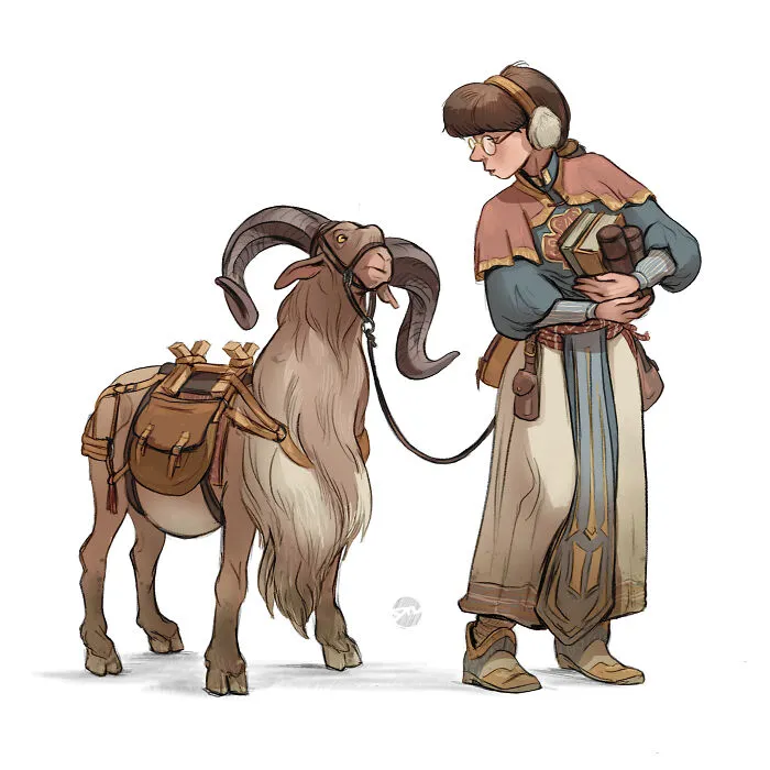 My 30 Illustrations Showcasing The Unique Bonds Between Characters And Creatures