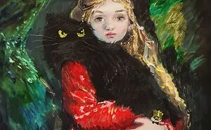 44 Humorous Paintings Of Black Cats Being Chaotic In Various Settings Painted By This Artist