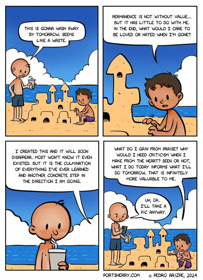 28 Funny "Port Sherry" Comics That Blend Everyday Moments With Absurd Twists (New Pics)