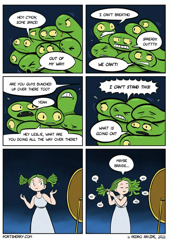 28 Funny "Port Sherry" Comics That Blend Everyday Moments With Absurd Twists (New Pics)
