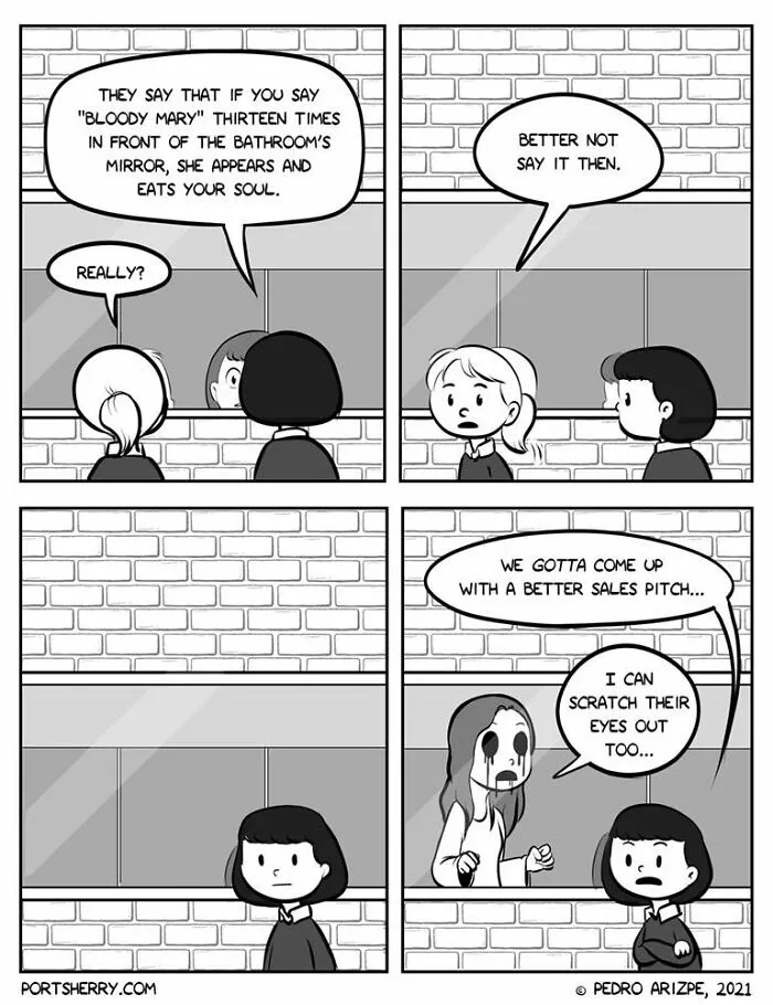 28 Funny "Port Sherry" Comics That Blend Everyday Moments With Absurd Twists (New Pics)
