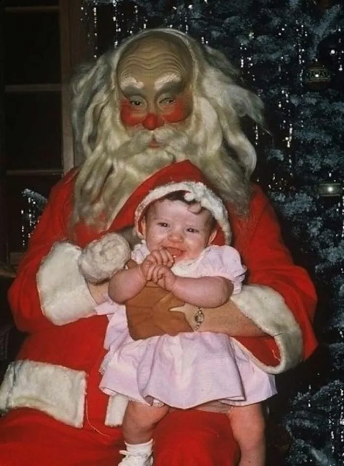 Creepy Vintage Santa Claus
