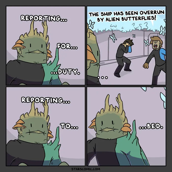 Stars: My Comic Series About Humans And Aliens Learning To Get Along Aboard A Starship (17 New Pics)
