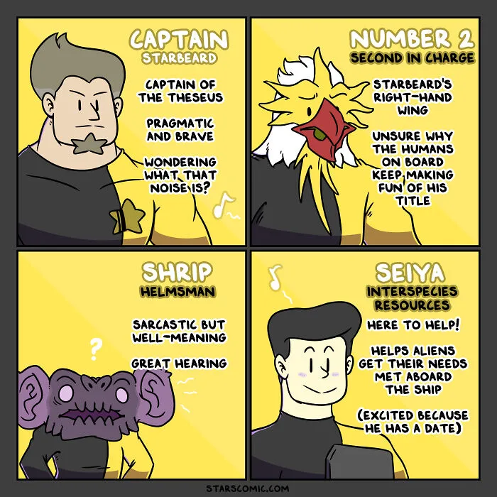 Stars: My Comic Series About Humans And Aliens Learning To Get Along Aboard A Starship (17 New Pics)