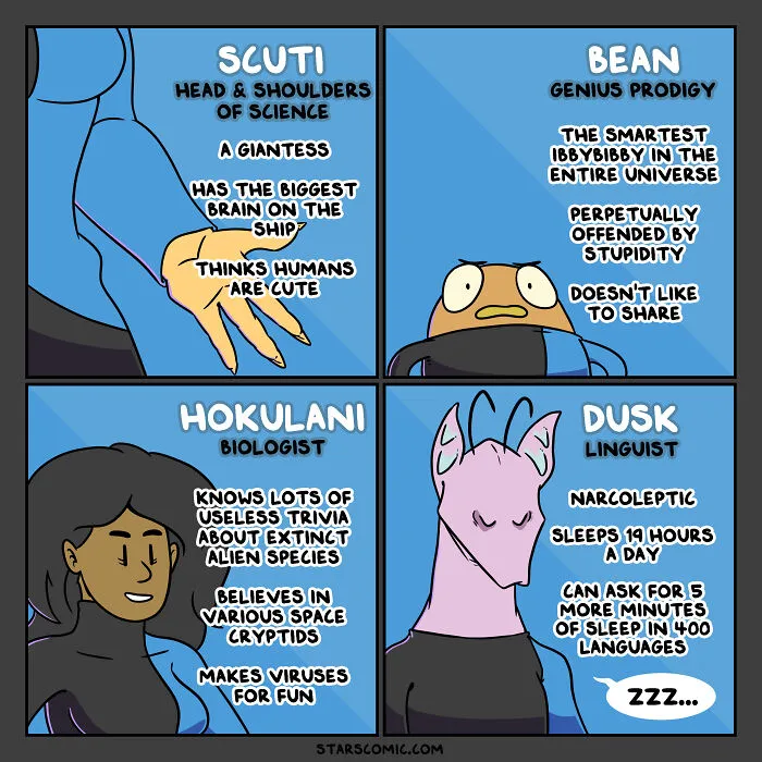Stars: My Comic Series About Humans And Aliens Learning To Get Along Aboard A Starship (17 New Pics)