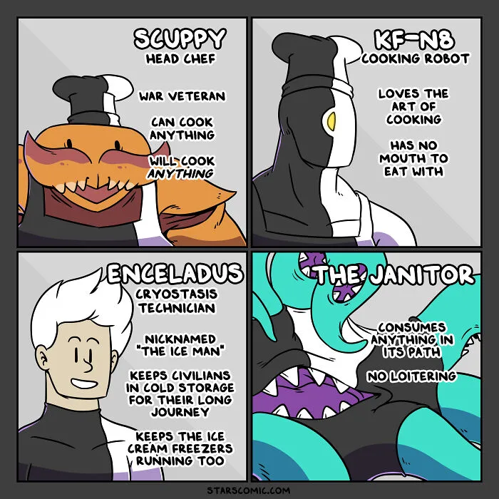 Stars: My Comic Series About Humans And Aliens Learning To Get Along Aboard A Starship (17 New Pics)
