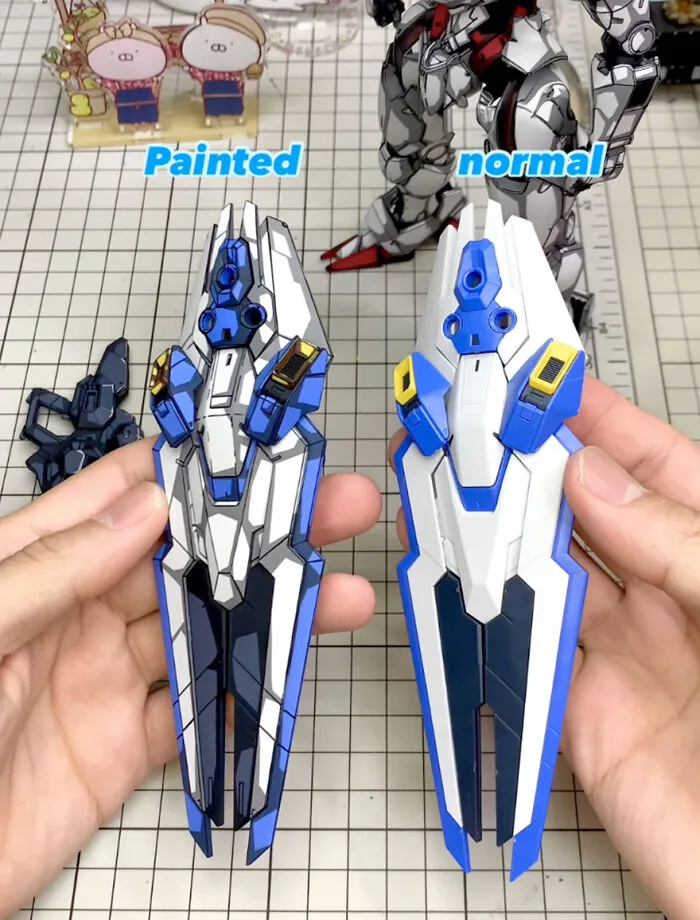 Artist Paints Over Gundam Action Figures To Make Them Look Like They’ve Stepped Straight Out Of An Anime (17 Pics)