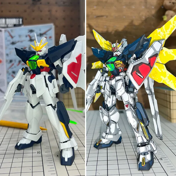 Artist Paints Over Gundam Action Figures To Make Them Look Like They’ve Stepped Straight Out Of An Anime (17 Pics)