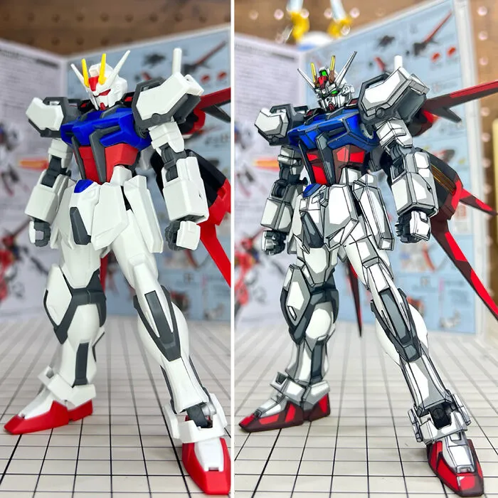 Artist Paints Over Gundam Action Figures To Make Them Look Like They’ve Stepped Straight Out Of An Anime (17 Pics)