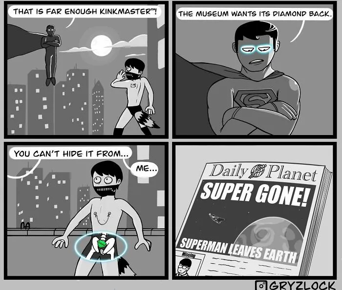 20 Hilariously Bizarre Comics With A Dark Twist, By Gryzlock (New Pics)