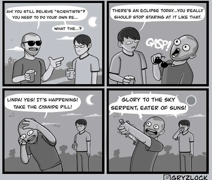 20 Hilariously Bizarre Comics With A Dark Twist, By Gryzlock (New Pics)