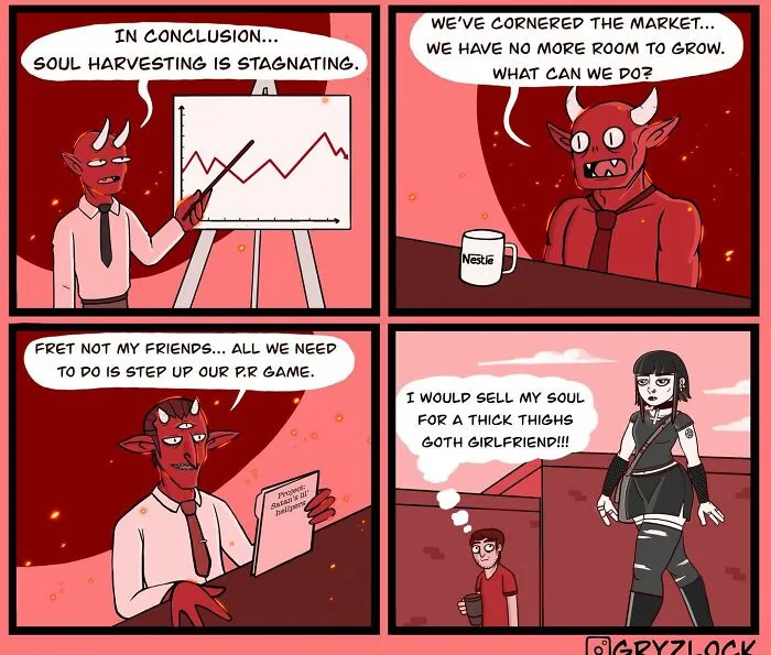 20 Hilariously Bizarre Comics With A Dark Twist, By Gryzlock (New Pics)