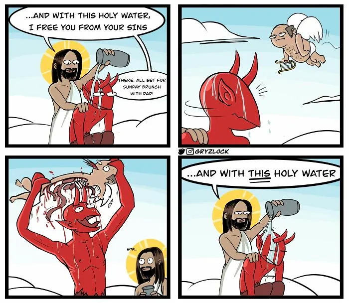 20 Hilariously Bizarre Comics With A Dark Twist, By Gryzlock (New Pics)