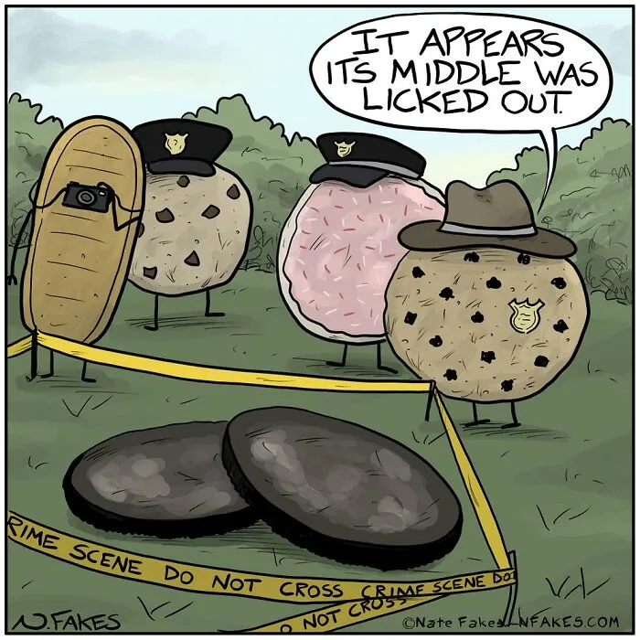 30 Fun And Flavorful One-Panel Comics By Nate Fakes For Hungry Minds