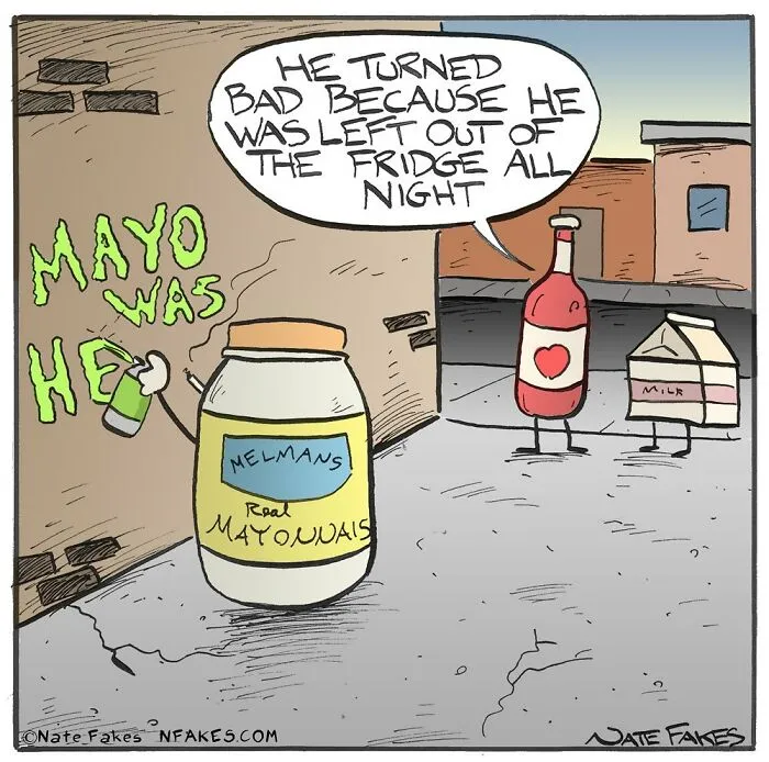 30 Fun And Flavorful One-Panel Comics By Nate Fakes For Hungry Minds