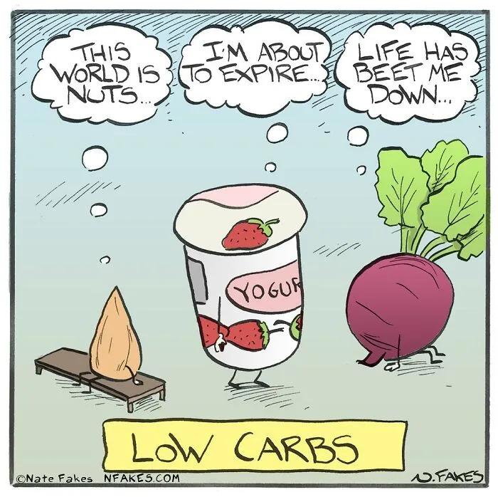 30 Fun And Flavorful One-Panel Comics By Nate Fakes For Hungry Minds
