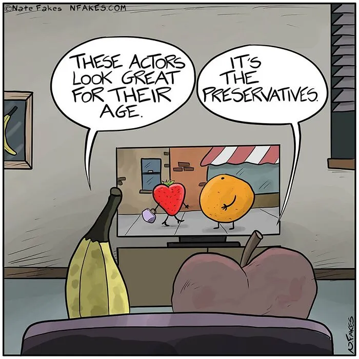 30 Fun And Flavorful One-Panel Comics By Nate Fakes For Hungry Minds