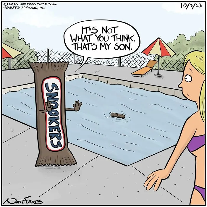 30 Fun And Flavorful One-Panel Comics By Nate Fakes For Hungry Minds