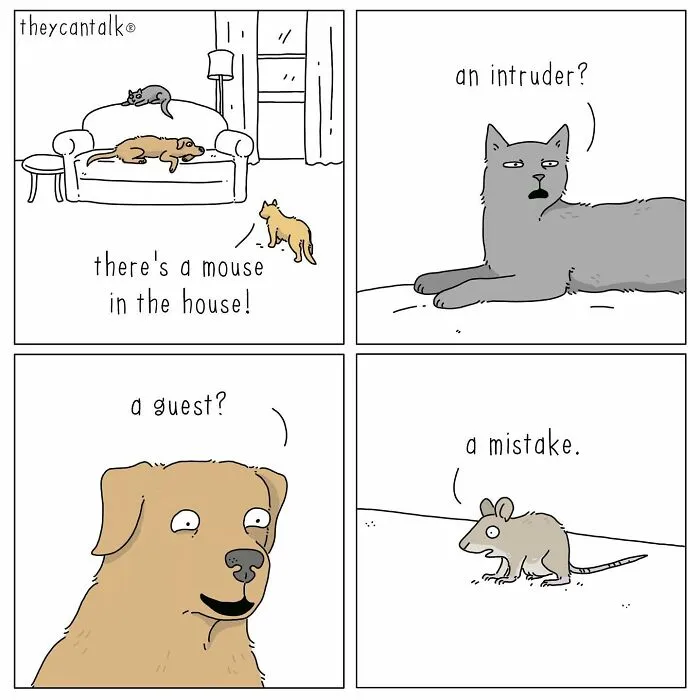 Funny New “They Can Talk” Comics By Jimmy Craig Show Animals With A Voice (21 Pics)