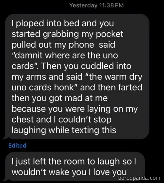 Woke Up To This Text From My Boyfriend. I’ve Been Talking/Moving In My Sleep Lately. I Am Thoroughly Embarrassed