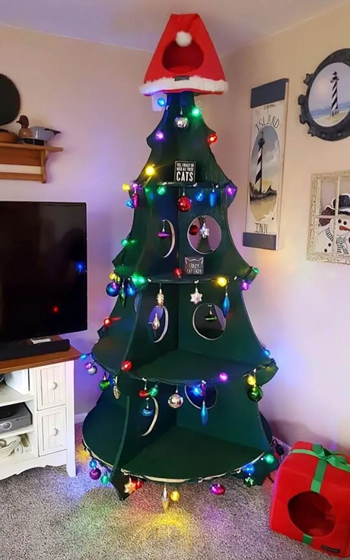 A Christmas Tree For When You Have Cats