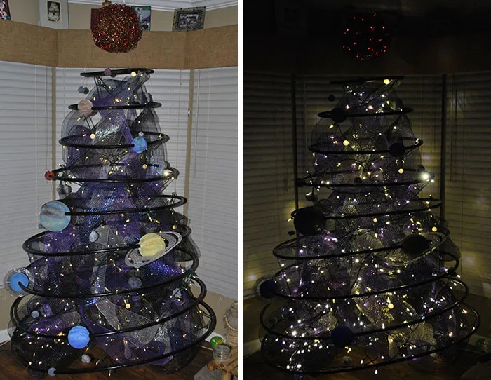 I Made A Solar System Christmas Tree!