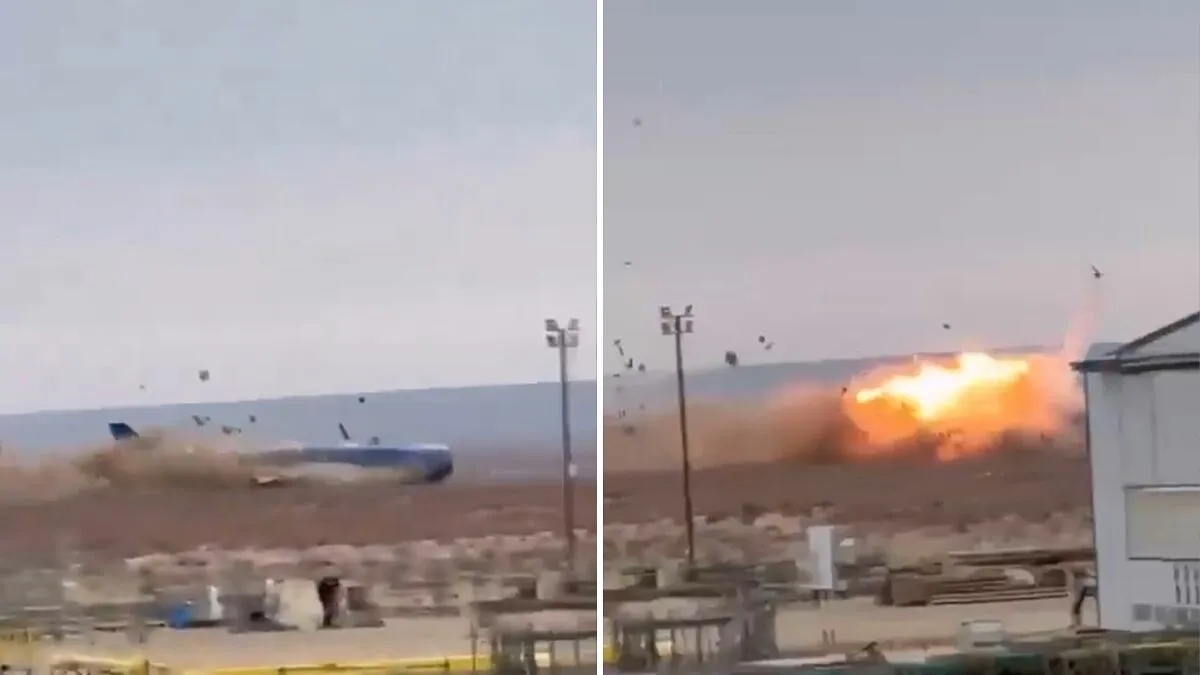 Terrifying Christmas Day Plane Crash Fireball Caught On Camera Claims Over 40 Lives: "Lord Help!"