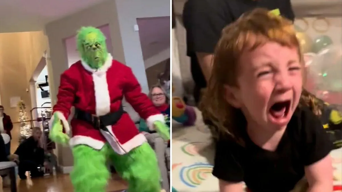 “So Mean”: Parents Slammed Over Controversial Grinch Trend That Leaves Children In Tears