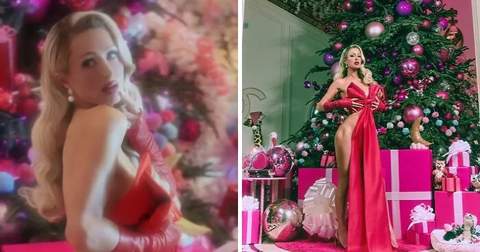 "Inappropriate": Paris Hilton Slammed For Wearing Nothing But A Bow For Christmas