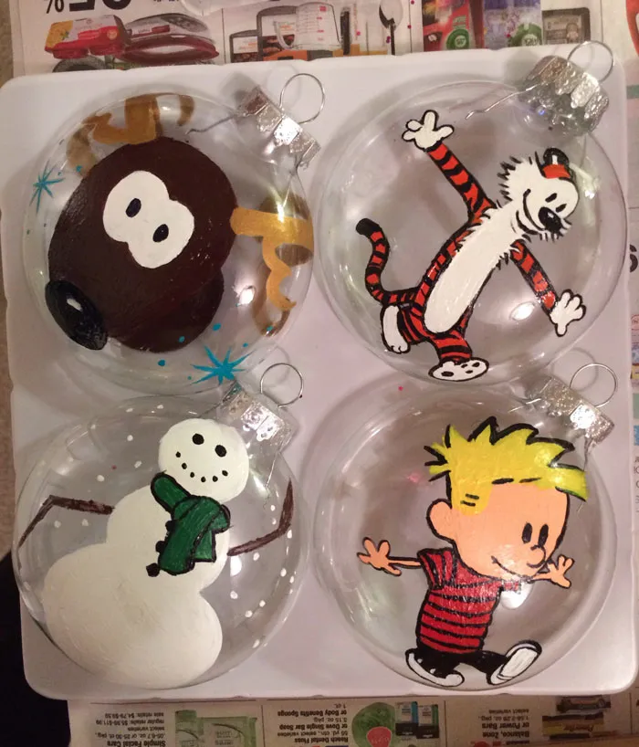 I Have No Christmas Tree Ornaments So I Hand Painted Some