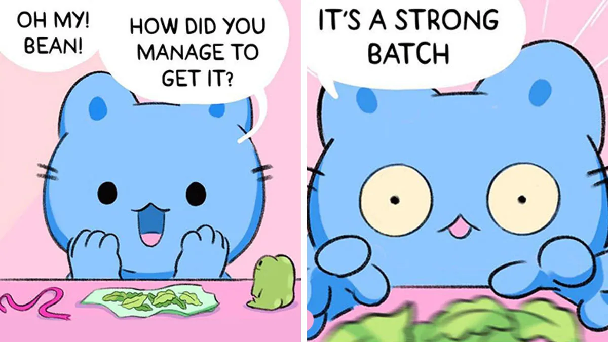 Here Are 31 ‘Foo Bun’ Comics About The Sweet Friendship Between A Cat And A Frog