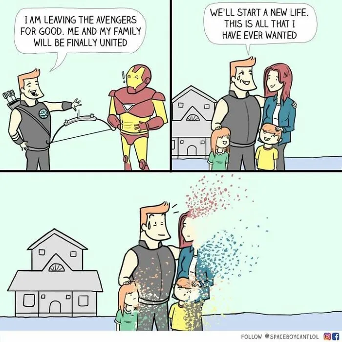 28 Funny Superhero Comics With Unexpected Endings That Range From Cute To Dark Humor (New Pics)