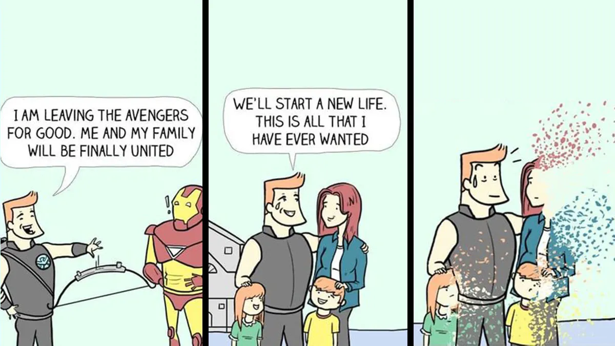 28 Funny Superhero Comics With Unexpected Endings That Range From Cute To Dark Humor (New Pics)