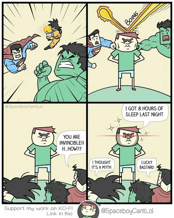 28 Funny Superhero Comics With Unexpected Endings That Range From Cute To Dark Humor (New Pics)