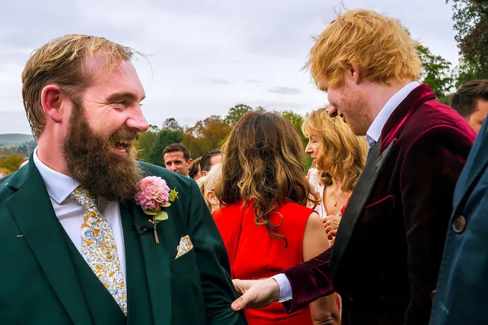 I Photographed A Wedding With A Special Guest—Ed Sheeran!
