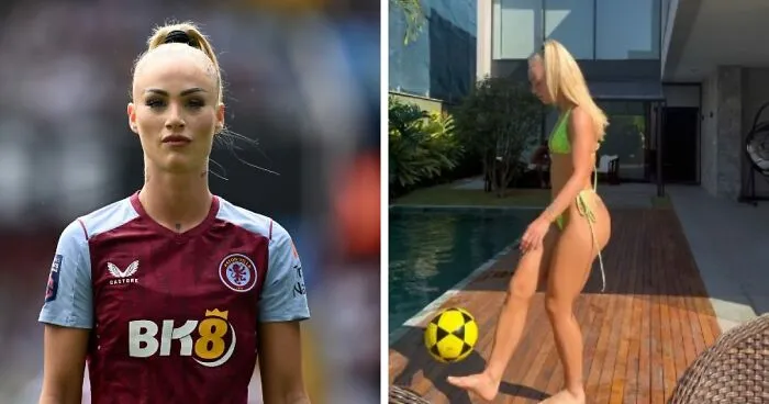 “World's Sexiest Footballer” Alisha Lehmann Flaunts Athletic Figure In New Vacation Post