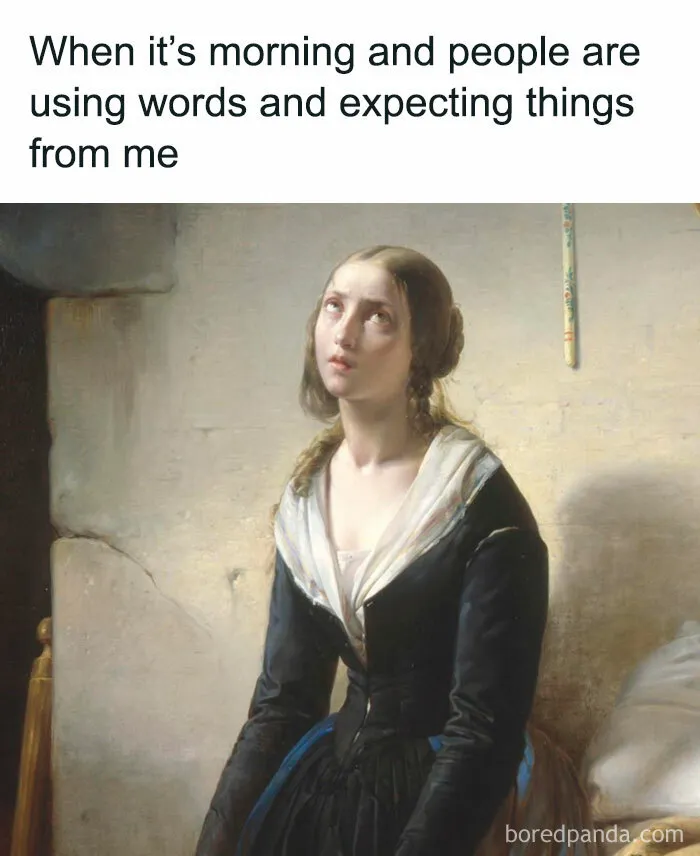 50 Funny Memes That Masterfully Combine Classical Art And Relatable Humor