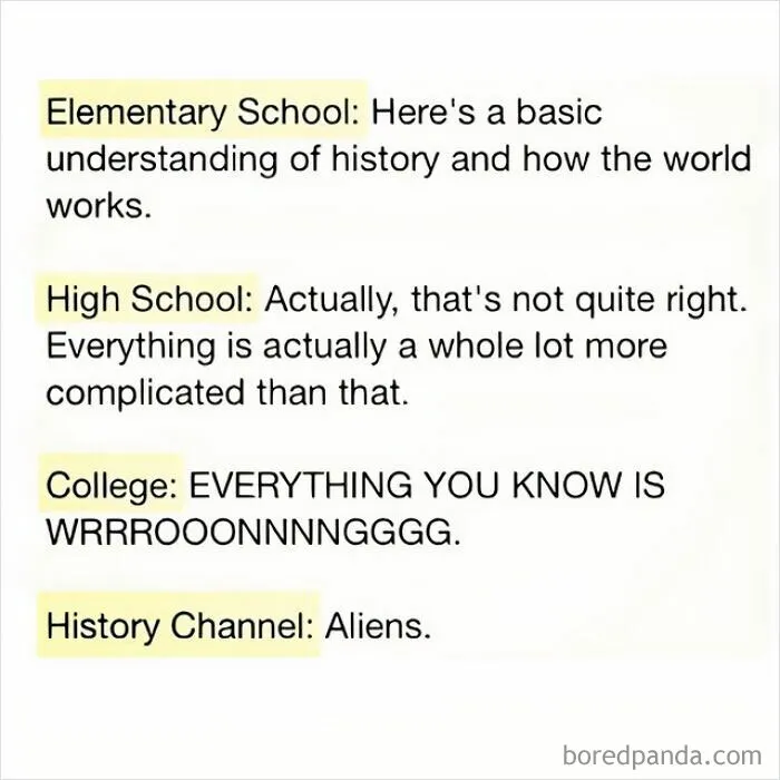 40 Of The Funniest And Most Accurate History Memes Shared On This Page