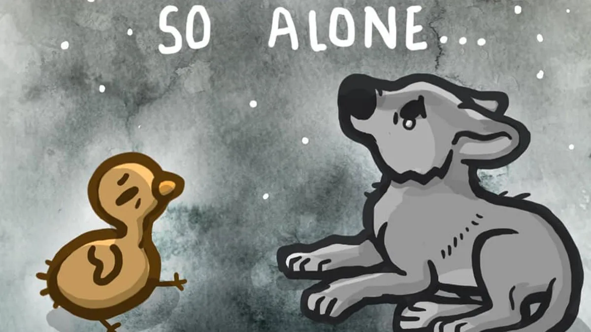 "How Turkey Met Wolf": A Comic By Kitty Moon That Might Touch Your Heart