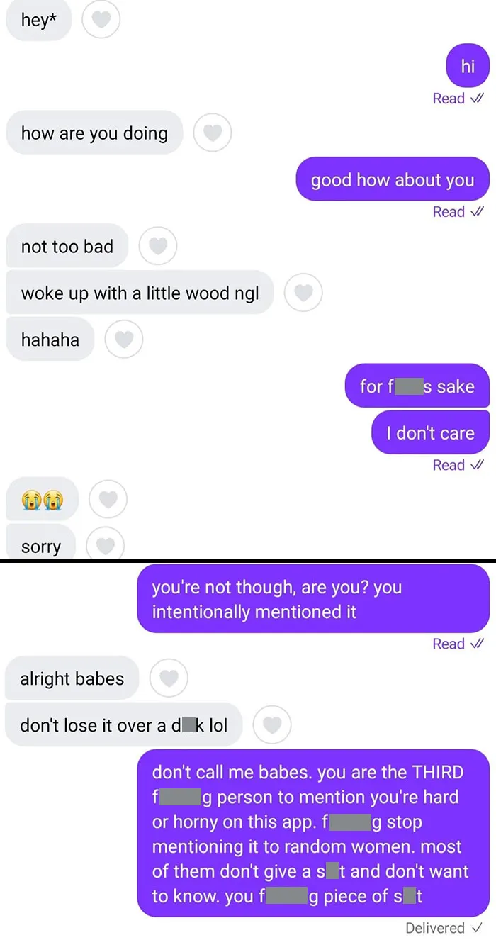 Men Like This, You Make Me Sick