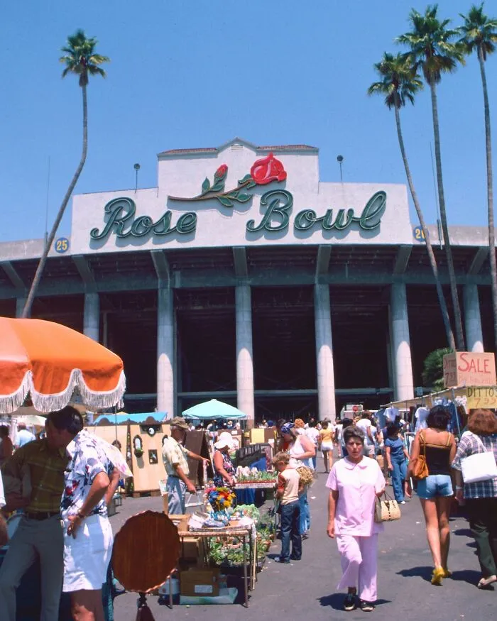 The @rosebowl_fleamarket - 1976