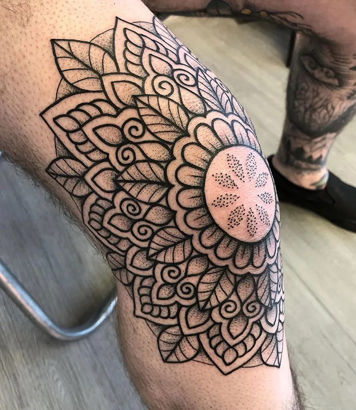 Mandala with Dotwork