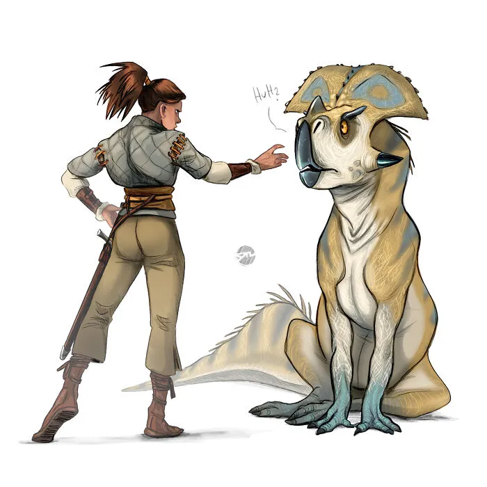 My 30 Illustrations Showcasing The Unique Bonds Between Characters And Creatures
