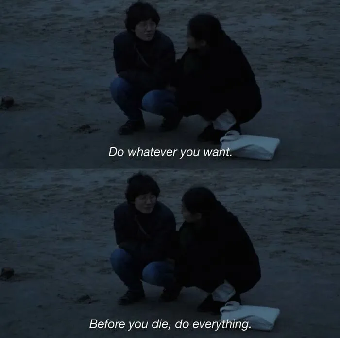 On The Beach At Night Alone (2017)