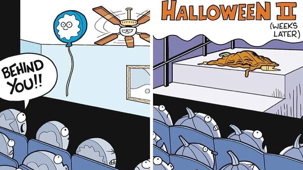 20 Horror Movies From The Perspective Of Animals And Things Illustrated By This Comic Artist (New Pics)