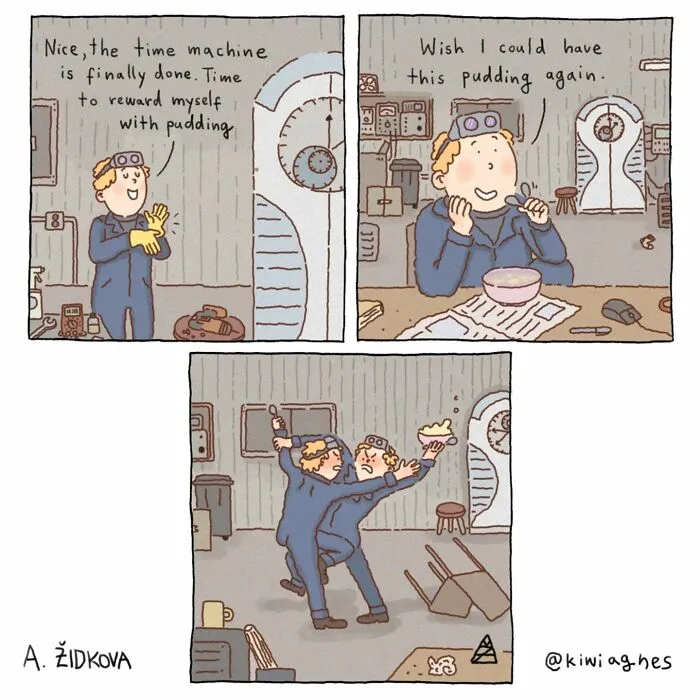 This Artist Creates Funny And Sometimes Slightly Dark Comics, And Here Are Her 20 New Works
