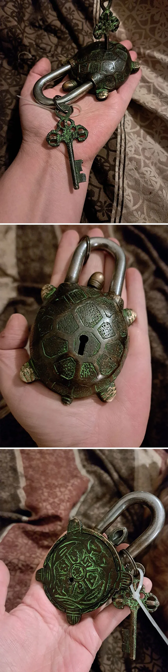 My Son Went Antiquing Today And Found Me The Best Lock Ever!